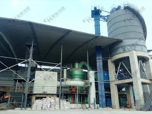 時產18噸水渣立磨生產線